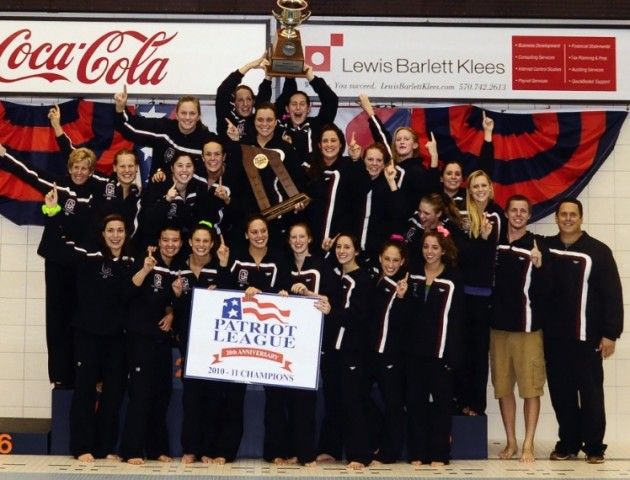 Womens Swimming and Diving Takes Patriots