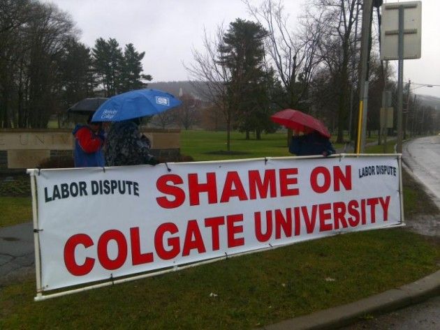 Protesters+Criticize+Colgates+Hiring+of+Independent+Contractors