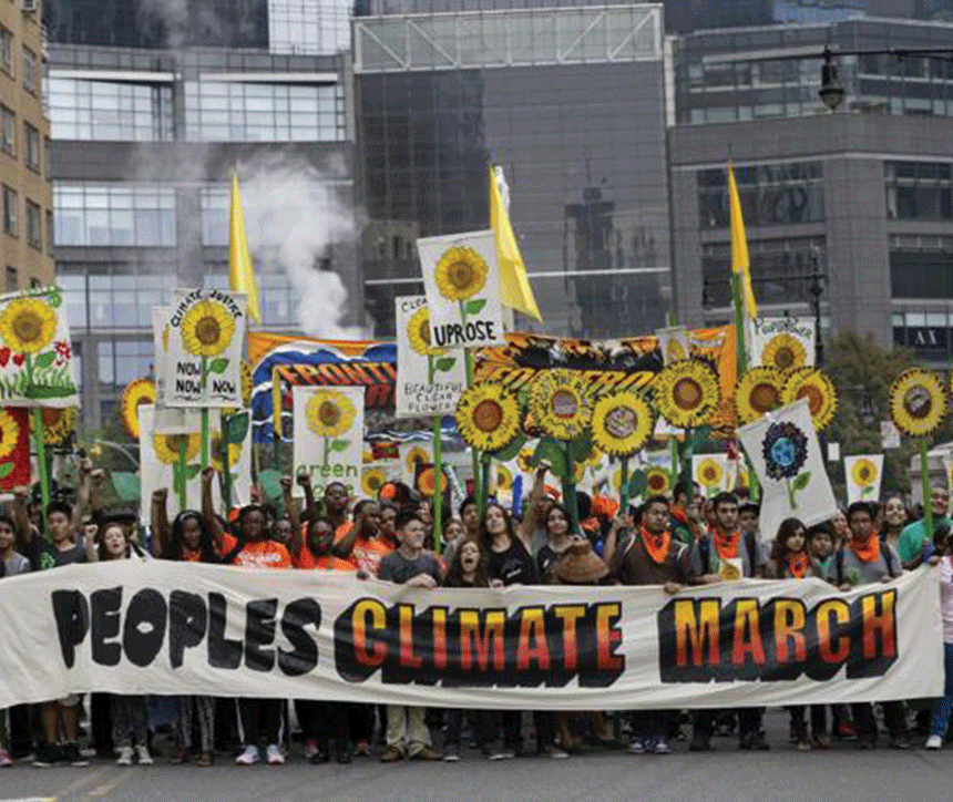 Rallying for  Climate Change