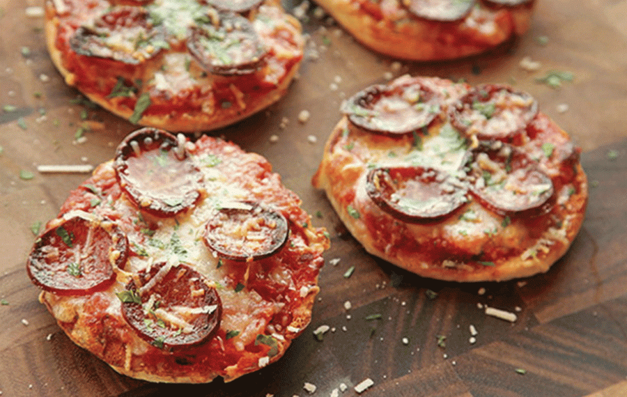 At Least You Died Frying: English Muffin Pizzas