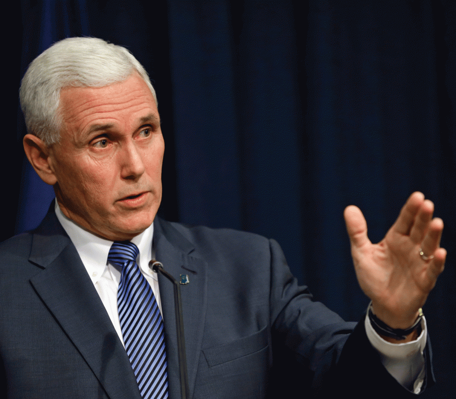 BIG PROBLEM: The approval rating of Indiana Governor, Mike Pence, dropped after the new bill.