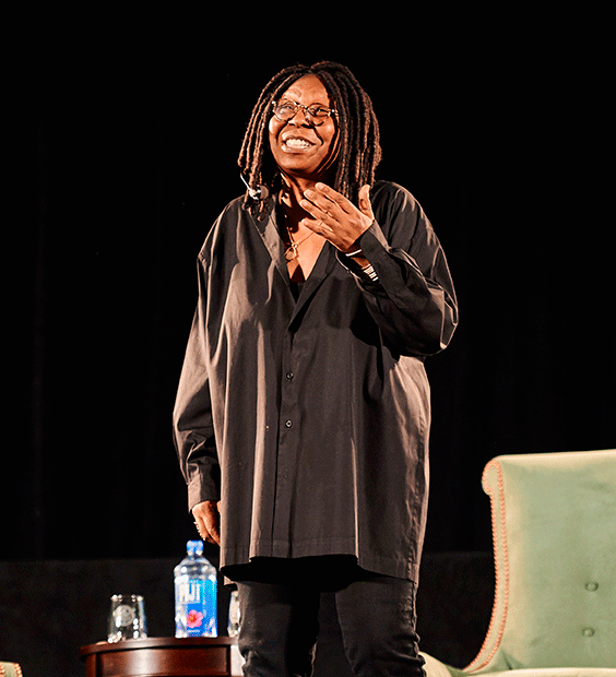 Colgate+Welcomes+Whoopi+Goldberg+For+Laughs+and+Advice