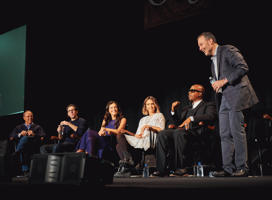 CAN TOUCH THIS:  MC Hammer and other panelists come to Colgate to share their experiences  and offer advice for students. 