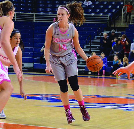 Senior captain Paige Kriftcher scored a very impressive careerhigh 29 points against the Bison, but was unable so secure a Colgate victory. 