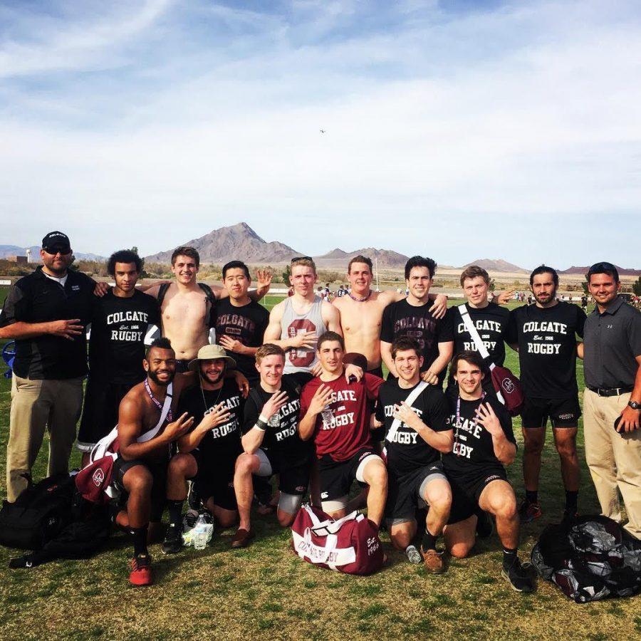 The Men's Rugby team competed in the National College 7’s Tournament in Las Vegas last weekend.