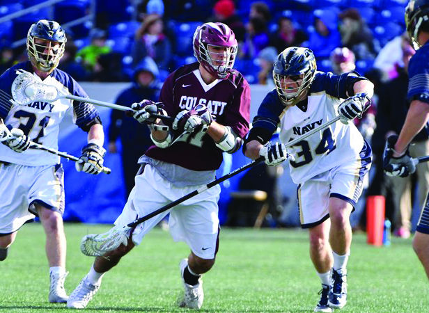Junior midfielder Jack Stebbins recorded an impressive hat trick during the game against Navy this past weekend. 