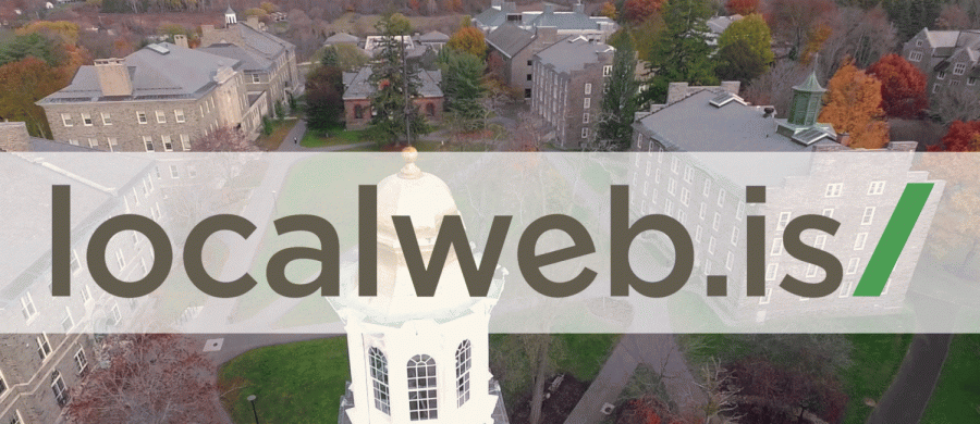 Dave Domm ’97 plans to launch his media startup “local web” at Colgate in late September.