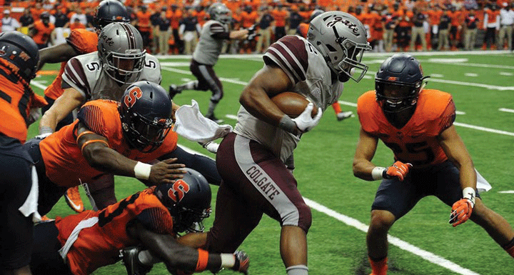 The Colgate offense started the contest off strong with an opening drive touchdown, but the team was unable to continue its offensive momentum and forceful presence against local foe Syracuse. 