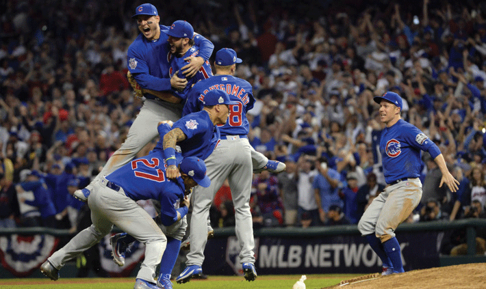 The+Cubs+and+their+fans+rejoice+after+108+years+without+a+chamionship.+Fans+are+%E2%80%9Cflying+the+W%E2%80%9D+all+the+way+from+Chicago+to+Hamilton%2C+New+York.