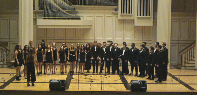 The Swinging ‘Gates and Colgate Thirteen performed together.