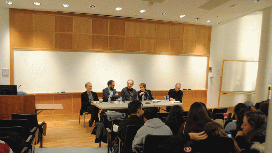 Professors+Balakian%2C+Monk%2C+Mundy+and+Ries+discuss+the+global+impact+of+Trump%E2%80%99s+recent+policies.