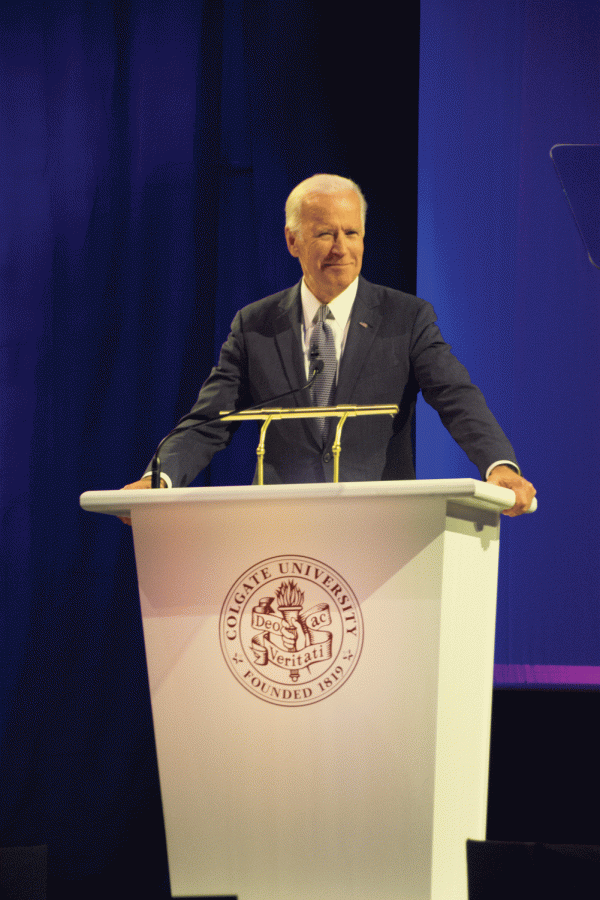 Vice President Joe Biden talked about the future of the economy and technological advancements in the U.S.