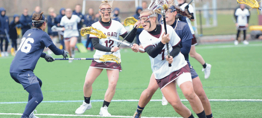 Senior midfielder Isabel Kreitler led the Raiders with an impressive five goals; her offensive prowess, however, was not enough to lead the Raiders past Patriot League rival Navy.