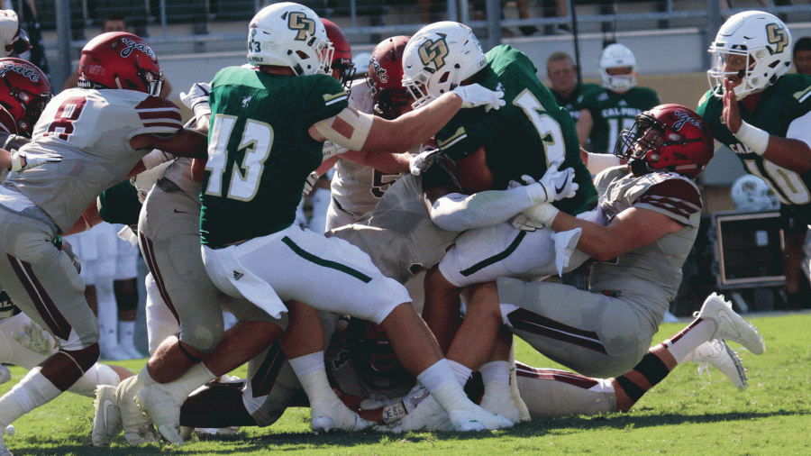 Colgate Football returns from the West Coast with a proud victory in their pocket. Head Coach Dan Hunt attributes the team’s greatest strength to be its defense, holding Cal Poly to 210 yards. 