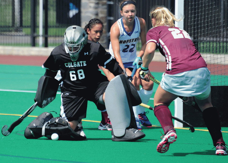 This past weekend Colgate field hockey matched up against nationally-ranked Boston University and a defensively strong Rider University. Despite exceptional effort on the Raiders end, the team returned without wins. 