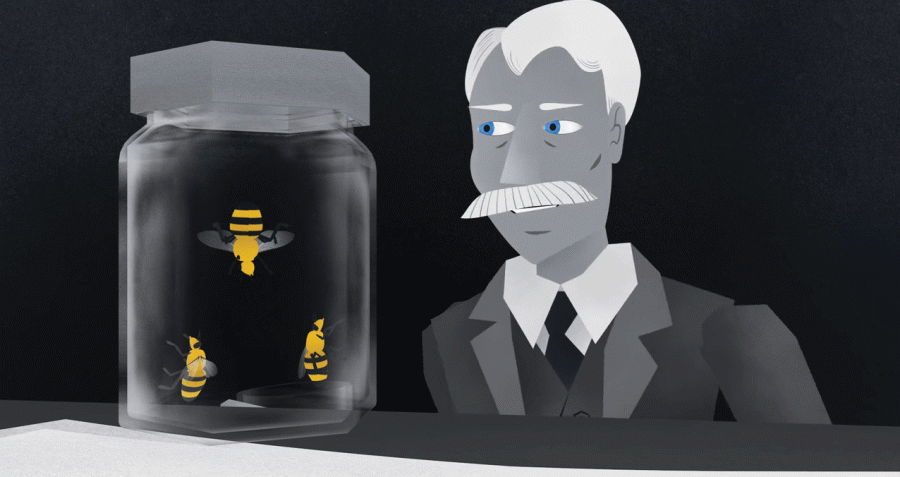 The Atlantic featured this animation when publishing a newly discovered work of Vonnegut’s.