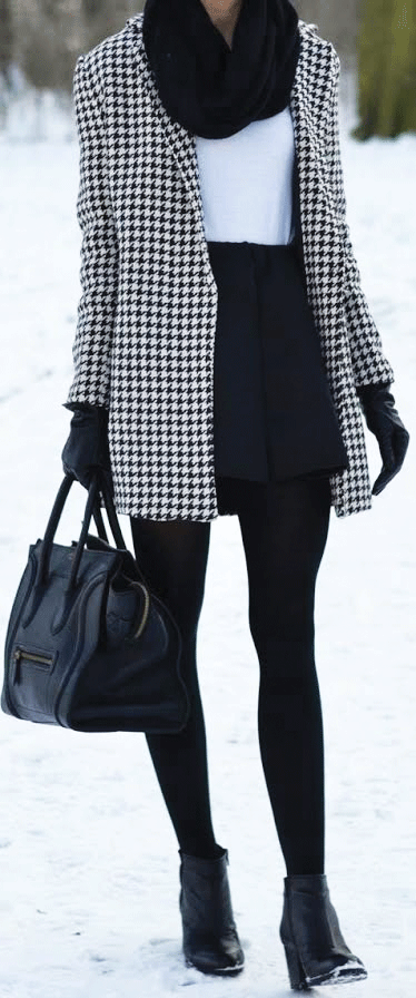 Experiment with color and pattern to spruce up your winter look.