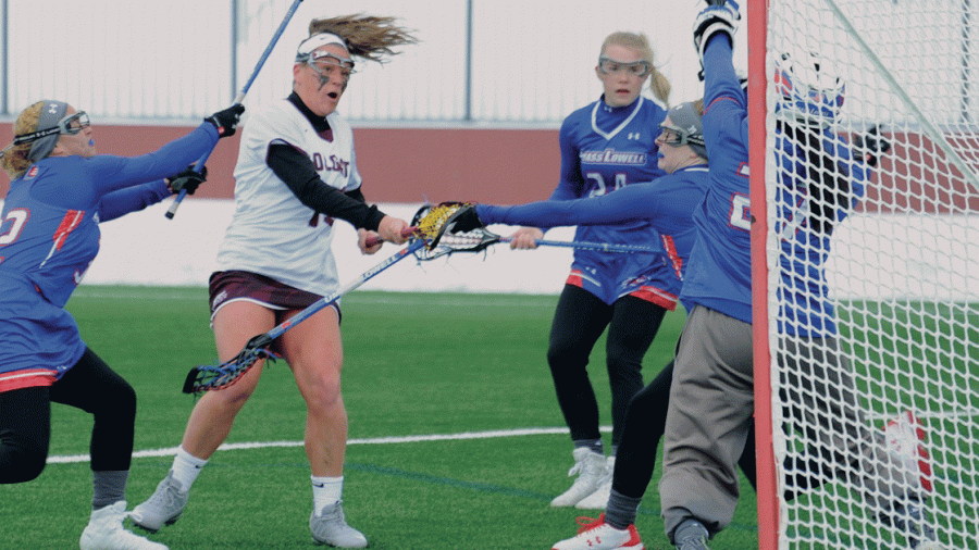 The women’s lacrosse team was defeated by Binghamton last Wednesday, 9-13, but responded with a 12-9 victory over UMall Lowell last Saturday. Senior captain Haley O’Hanlon tallied a total of nine goals across both games.