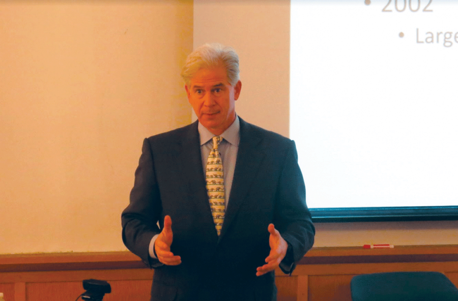 Andrew Fastow, spoke about his experience at Enron, which culminated in a six-year prison sentence.