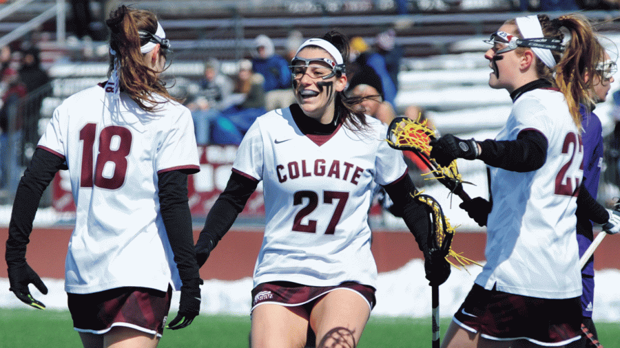 The fate of last Saturday’s tight game between Colgate and Lafayette came down to overtime play. With under two minutes remaining in overtime, sophomore attacker Payton Gabriel scored giving the Raiders a victory. 