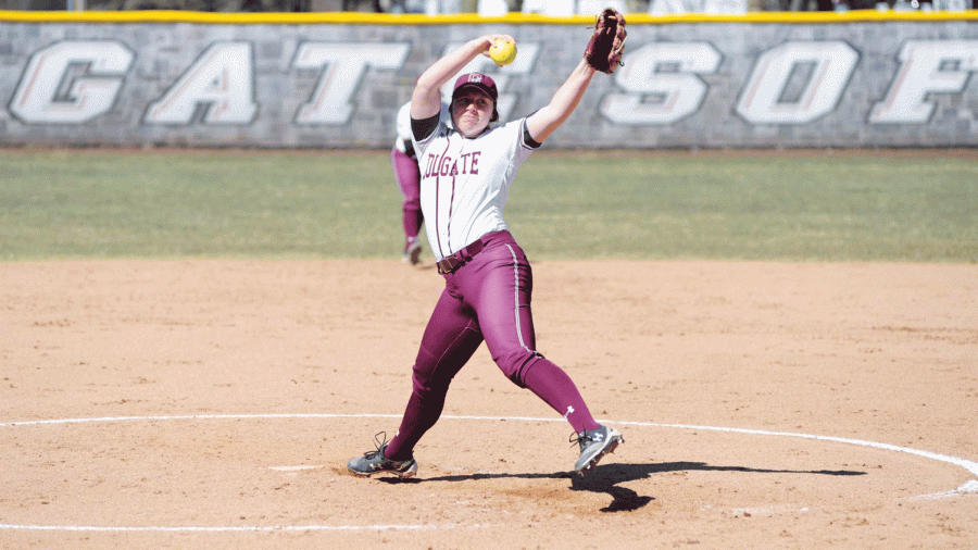 Colgate softball has had a difficult season this year with a total of 28 losses, but with the team’s first series win of the season over Holy Cross, collecting three victories, the Raiders made a strong upward movement, now 7-9 in Patriot League play. 