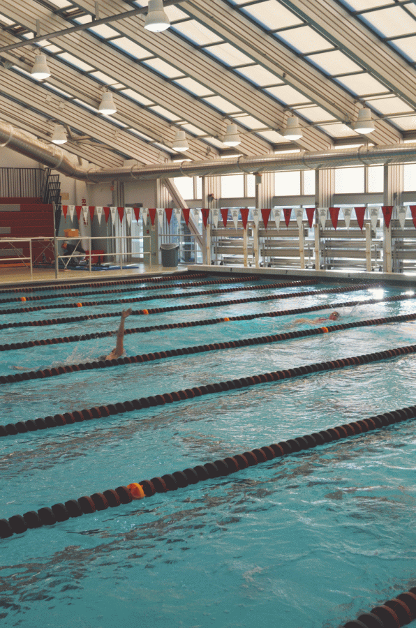 The men’s swimming and diving team was suspended for hazing, excluding them from the remainder of the fall season.