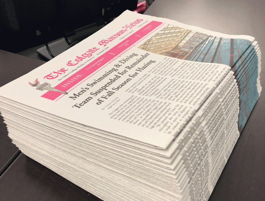 Maroon-News copies went missing from most campus drop-off locations on October 19. Fewer than 150 of nearly 1,000 copies have been accounted for.