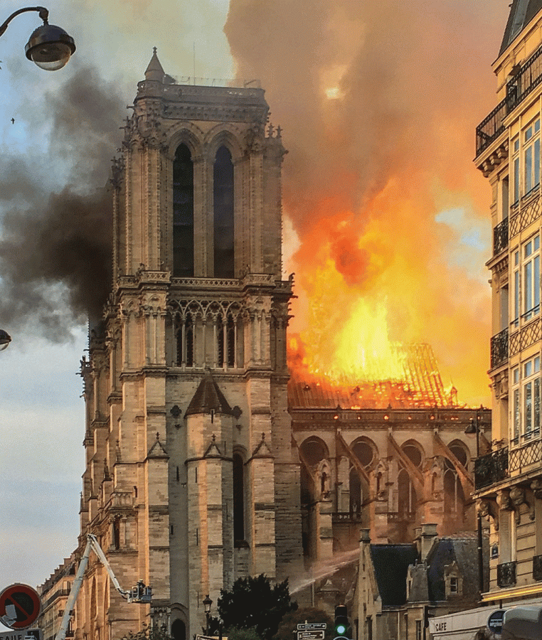 The+Notre+Dame+Cathedral+in+the+heart%C2%A0Paris%2C+France%2C+burned+for+five+hours+on+Monday%2C+April+15.