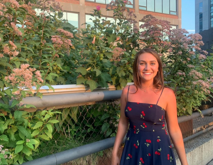 Senior Cecilia Kane continues her work as a Senior Admissions Fellow remotely, keeping the admissions process personal even as it goes digital.