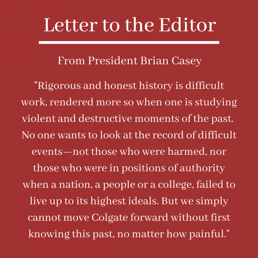 Letter to the Editors