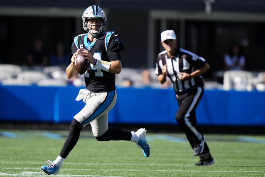 DARNOLD DEALING: Carolina Panthers QB Sam Darnold is enjoying a career resurgence down South, and looks to continue that hot start in New York.