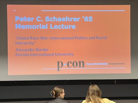Professor Alexander Barder Delivers Peter C. Schaehrer Memorial Lecture
