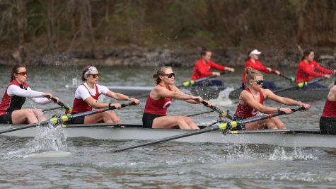 Women’s Rowing Succeeding with Eastern Sprints Regatta Still Ahead