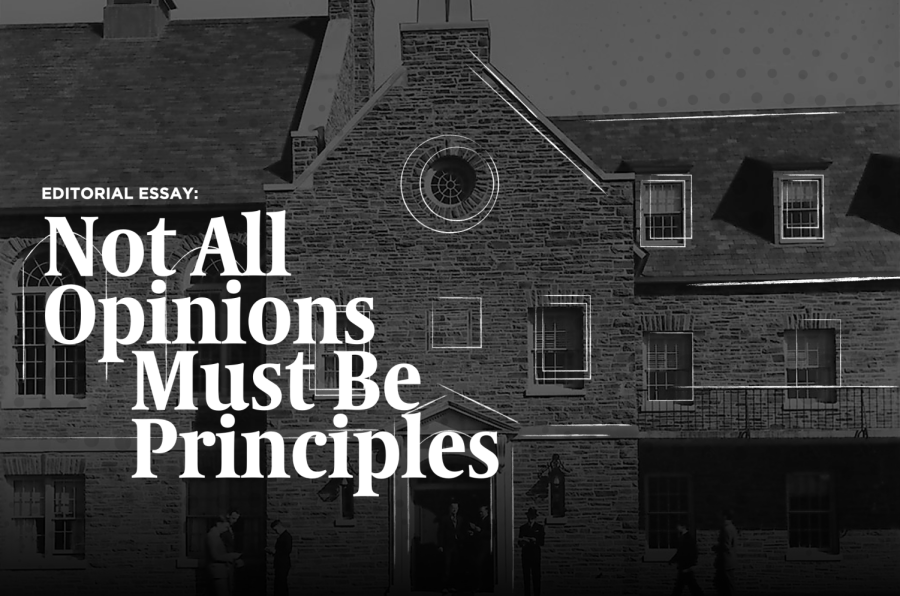 Not All Opinions Must be Principles