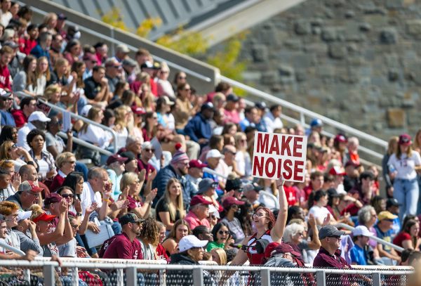 Members of the Colgate community participate in Homecoming 2022 as Colgate takes on Holy Cross in football at the Andy Kerr Stadium, September 24, 2022.
