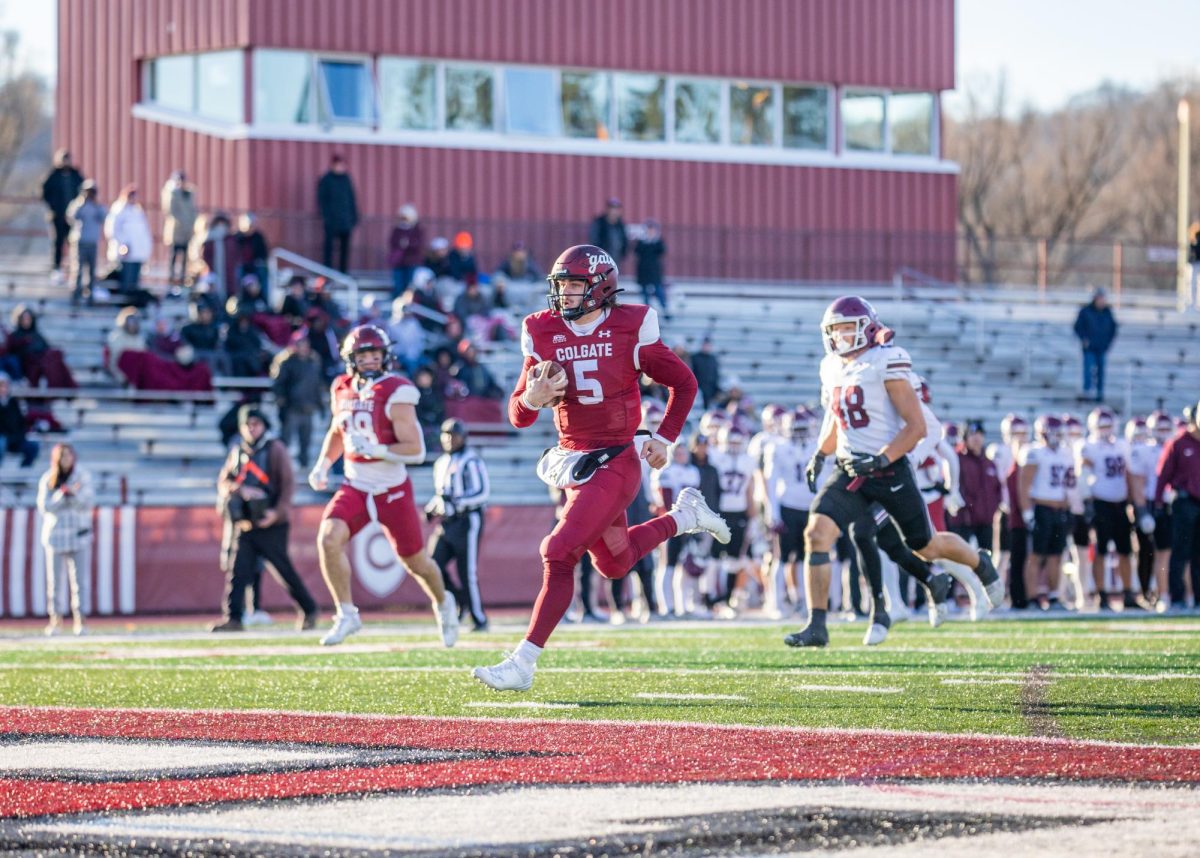 Running+Wild%3A+Junior+Michael+Brescia+ran+for+two+touchdowns+as+Colgate+finished+the+season+with+a+24-21+victory+over+Fordham.