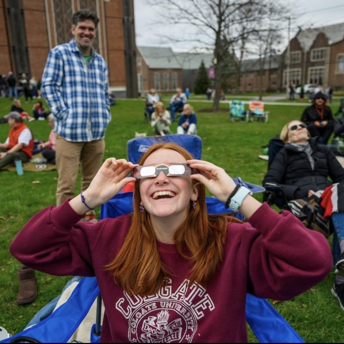 Colgate Students Observe Total Solar Eclipse